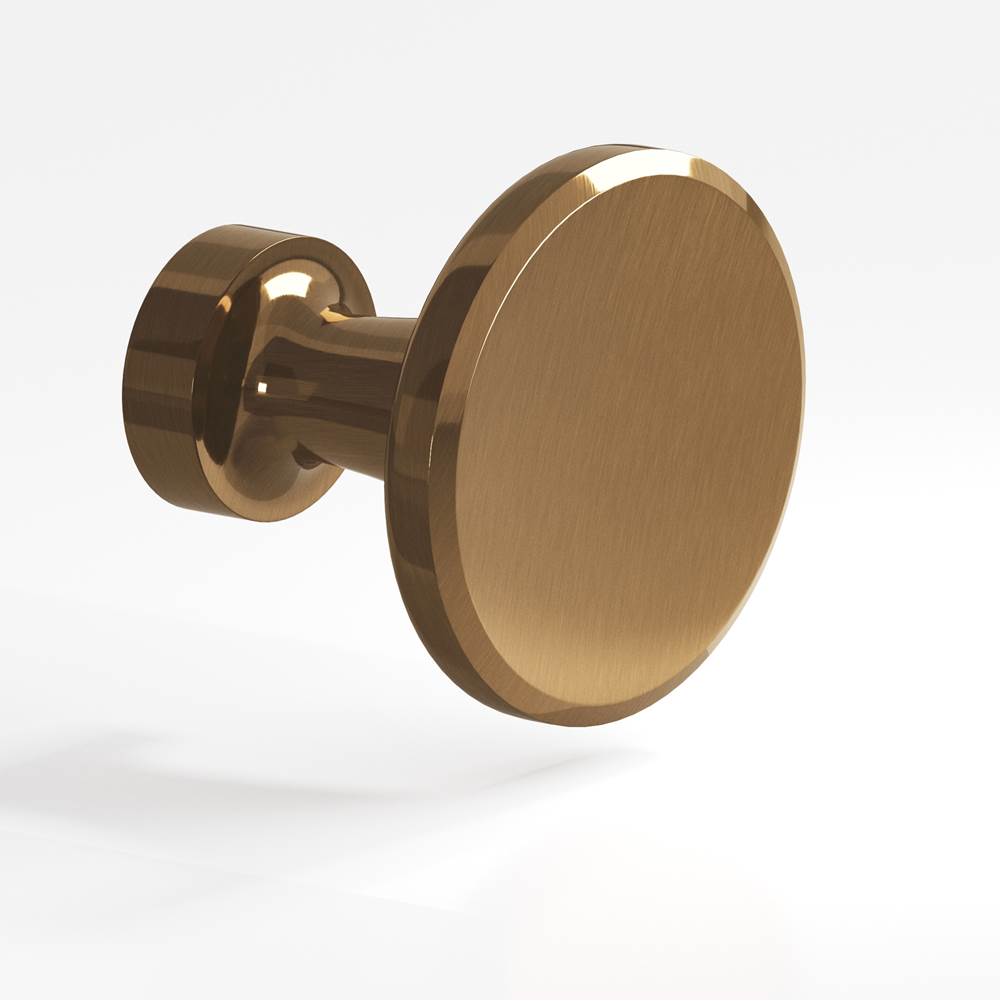 Colonial Bronze - 1.0625'' diameter Round Cabinet Knob hand finished in Light Statuary Bronze - Light Statuary Bronze