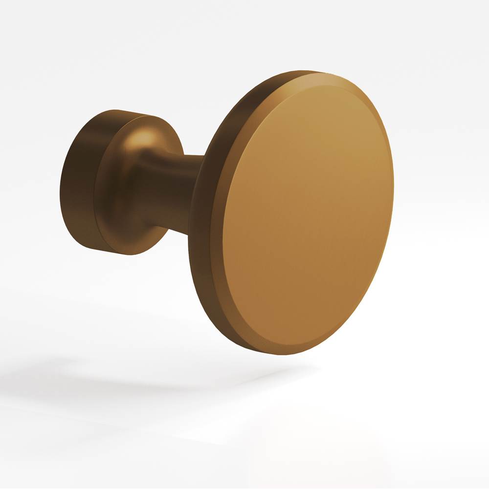 Colonial Bronze - 1.0625'' diameter Round Cabinet Knob hand finished in Matte Light Statuary Bronze - Matte Light Statuary Bronze