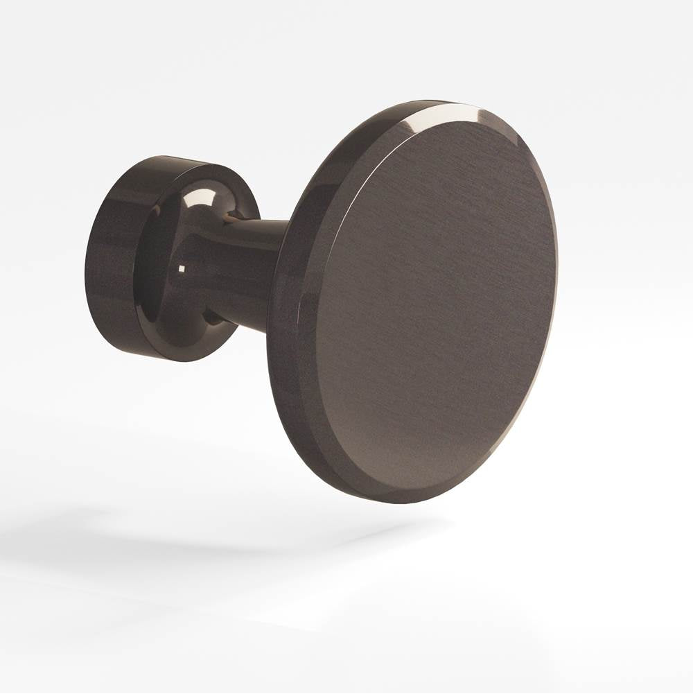 Colonial Bronze - 1.25'' diameter Round Cabinet Knob hand finished in Dark Statuary Bronze - Dark Statuary Bronze