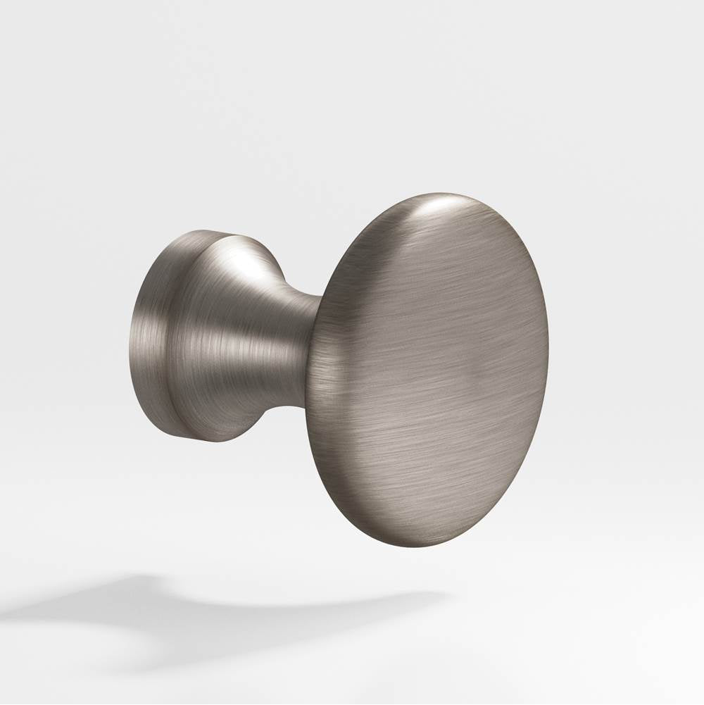 Colonial Bronze - 1.125'' diameter Round Cabinet Knob hand finished in Pewter - Pewter