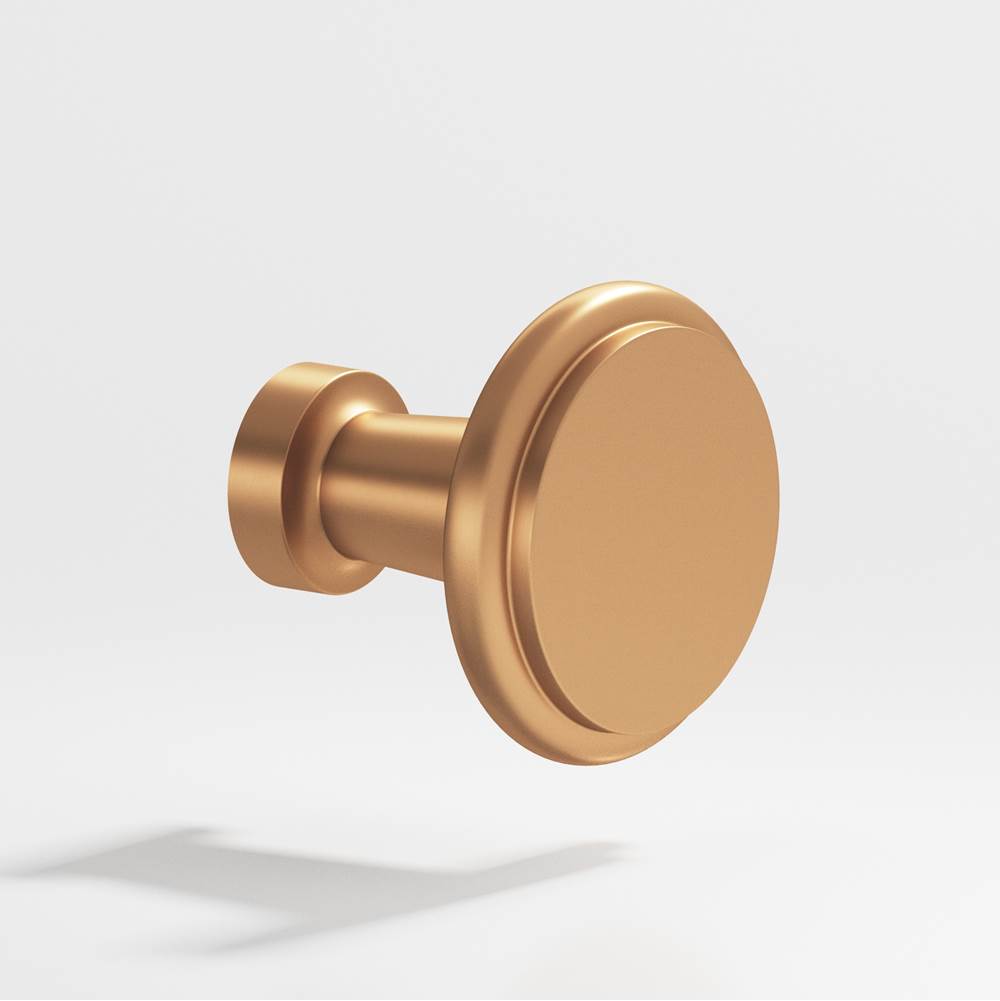 Colonial Bronze - 1.0625'' diameter Round Cabinet Knob hand finished in Matte Satin Bronze - Matte Satin Bronze