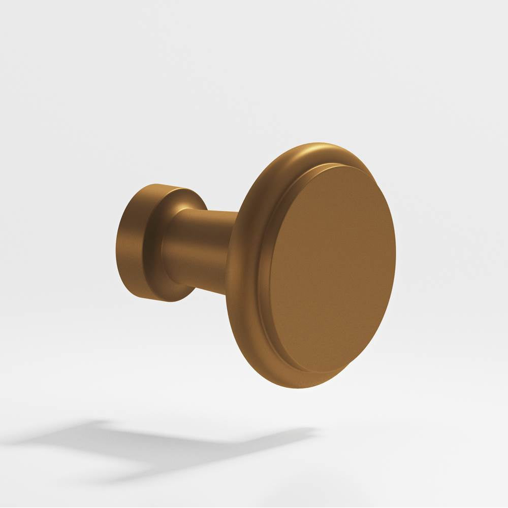 Colonial Bronze - 1.0625'' diameter Round Cabinet Knob hand finished in Matte Light Statuary Bronze - Matte Light Statuary Bronze