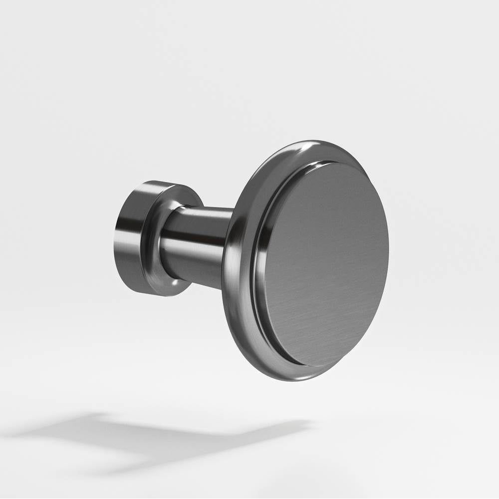 Colonial Bronze - 1.0625'' diameter Round Cabinet Knob hand finished in Graphite - Graphite
