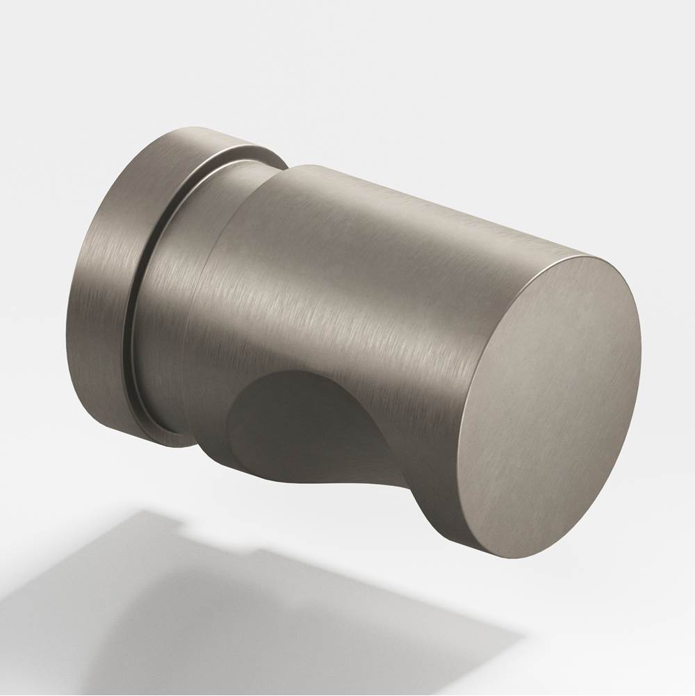 Colonial Bronze - 0.5'' diameter Round, grooved Cabinet Knob hand finished in Matte Pewter - Matte Pewter