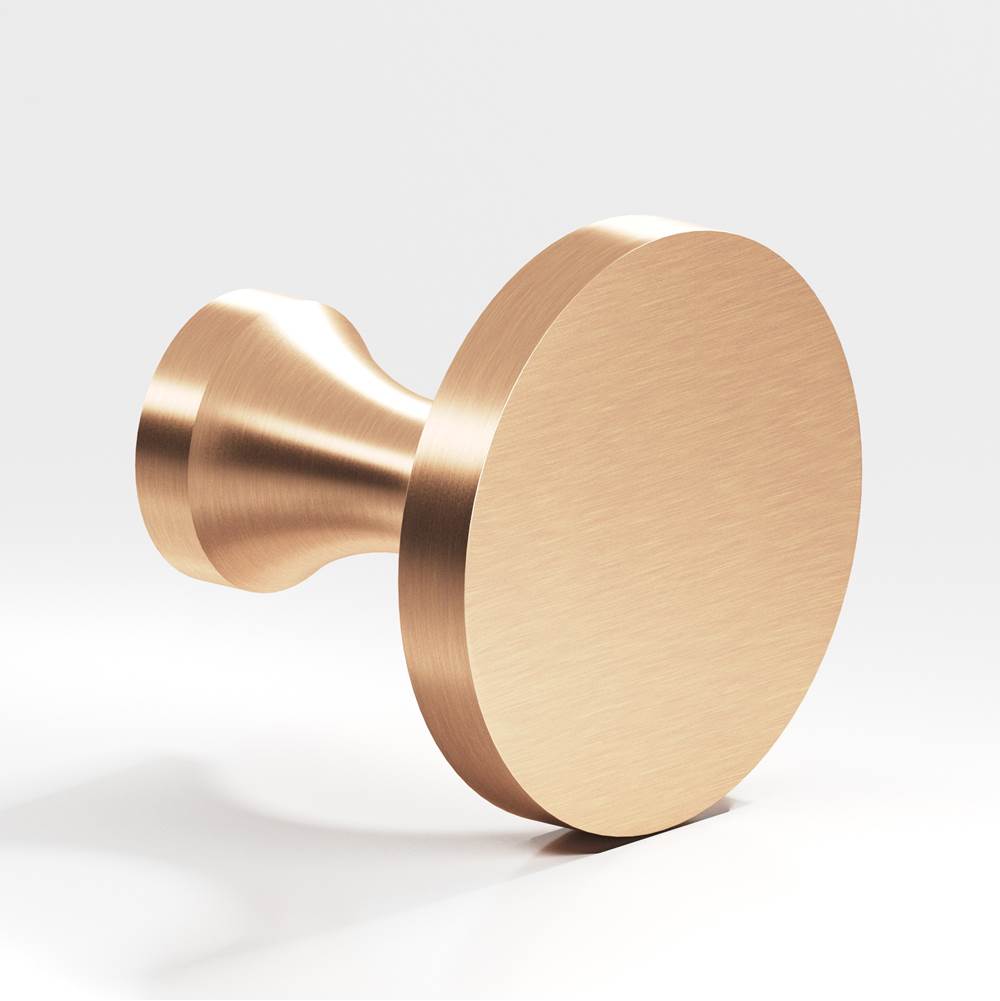 Colonial Bronze - 0.75'' diameter Round Cabinet Knob hand finished in Satin Bronze - Satin Bronze