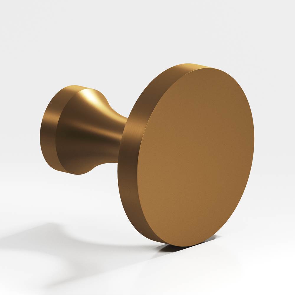 Colonial Bronze - 1.125'' diameter Round Cabinet Knob hand finished in Matte Light Statuary Bronze - Matte Light Statuary Bronze