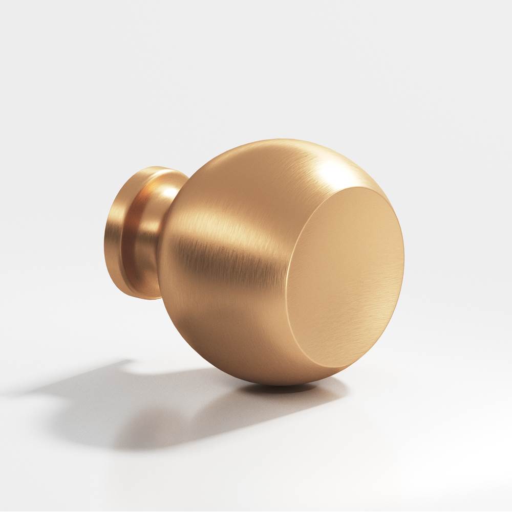 Colonial Bronze - 1'' diameter Round Cabinet Knob hand finished in Matte Satin Bronze - Matte Satin Bronze