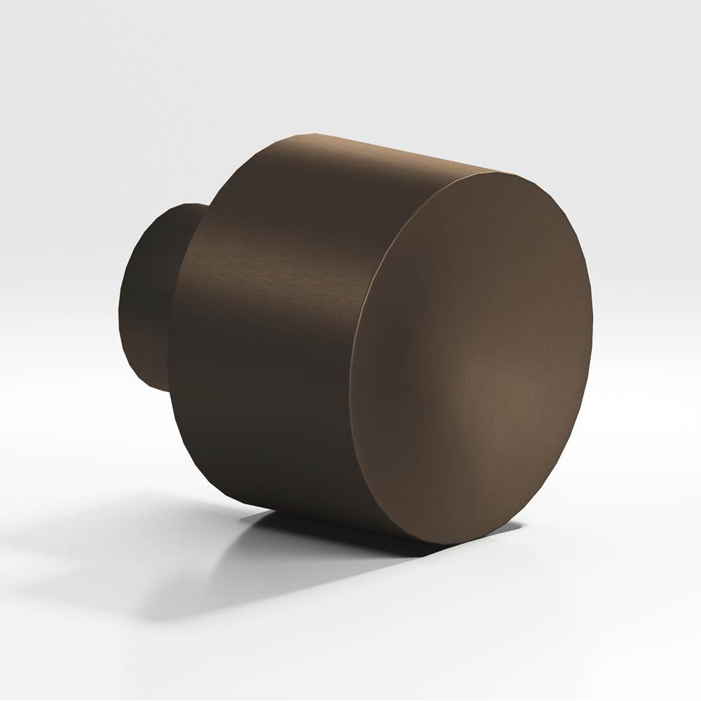 Colonial Bronze - 1.25'' diameter Round Cabinet Knob hand finished in Heritage Bronze - Heritage Bronze