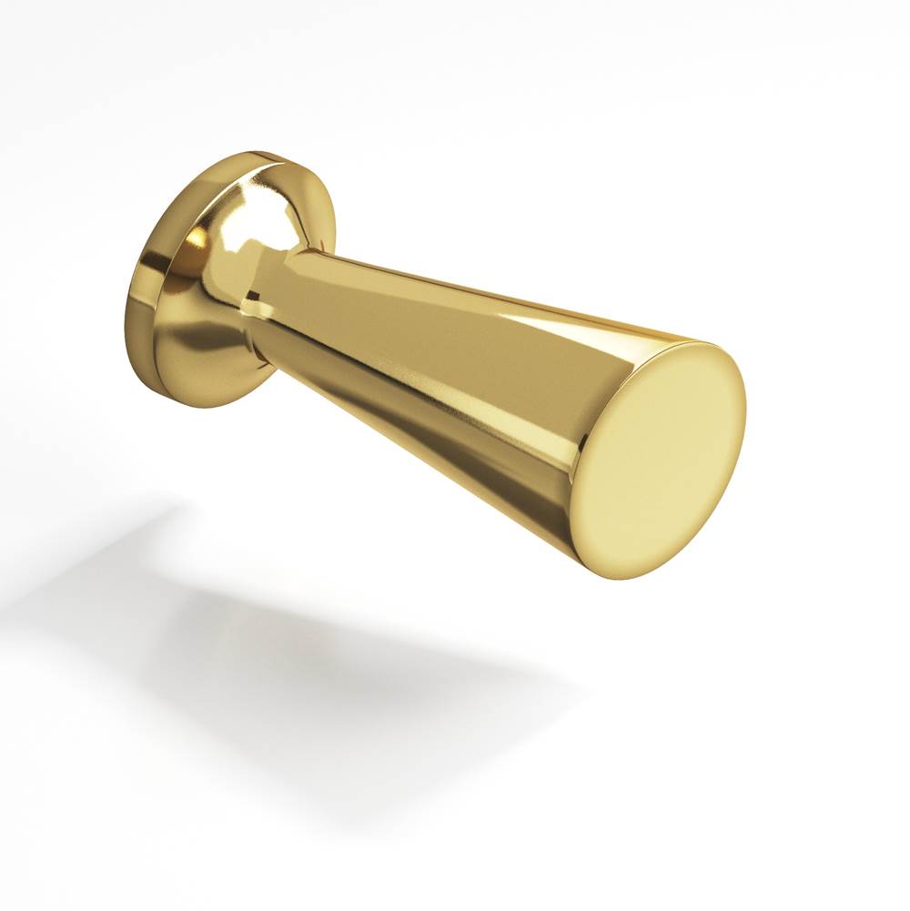 Colonial Bronze - 0.5'' diameter Round, tapered Cabinet Knob hand finished in Antique Bronze - Antique Bronze
