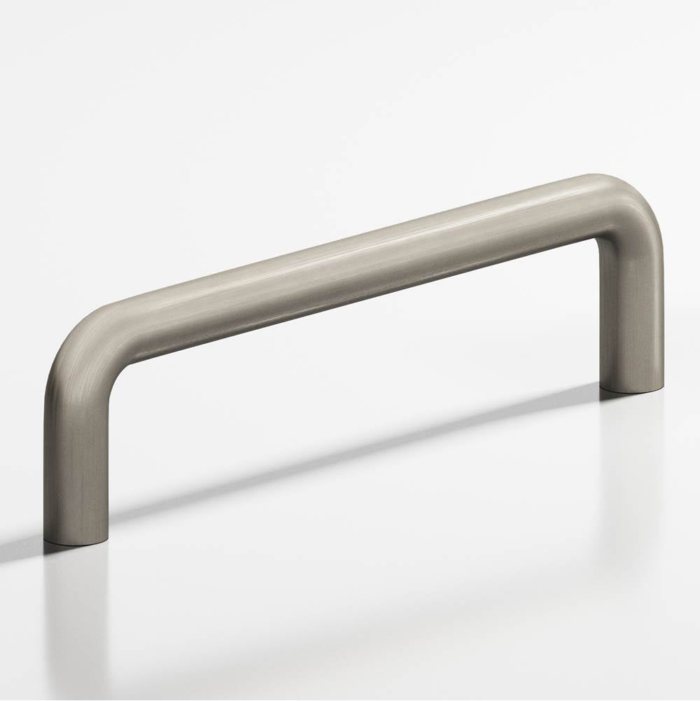 Colonial Bronze - 12'' center-to-center, 12.5'' overall, 0.5'' diameter Wire Cabinet Pull, Appliance Pull, Door Pull, Shower Door Pull hand finished in Matte Pewter - Matte Pewter