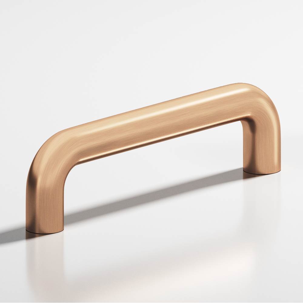 Colonial Bronze - 8'' center-to-center, 8.75'' overall, 0.75'' diameter Wire Cabinet Pull, Appliance Pull, Door Pull, Shower Door Pull hand finished in Satin Bronze - Satin Bronze
