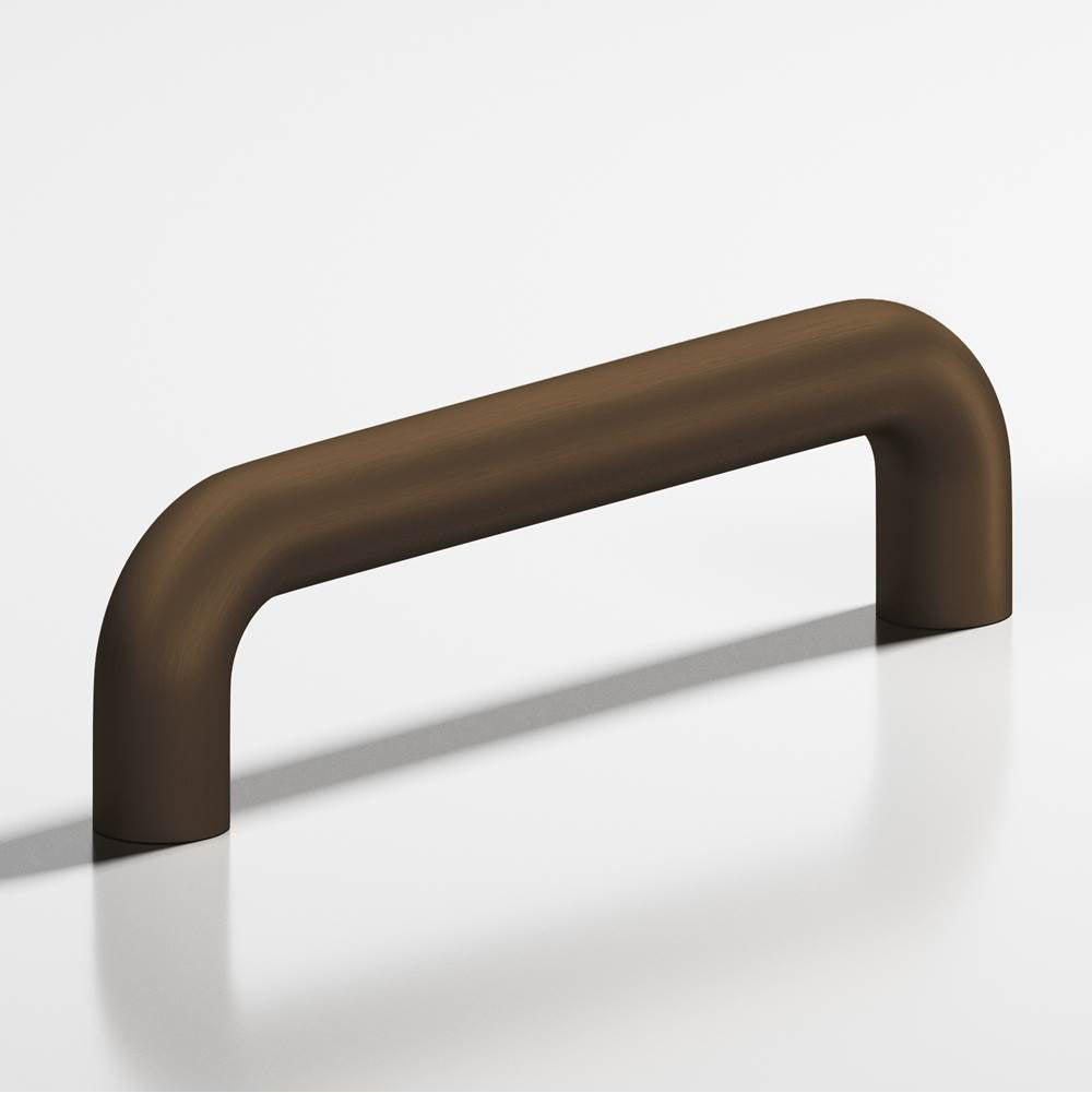 Colonial Bronze - 8'' center-to-center, 8.75'' overall, 0.75'' diameter Wire Cabinet Pull, Appliance Pull, Door Pull, Shower Door Pull hand finished in Matte Oil Rubbed Bronze - Matte Oil Rubbed Bronze