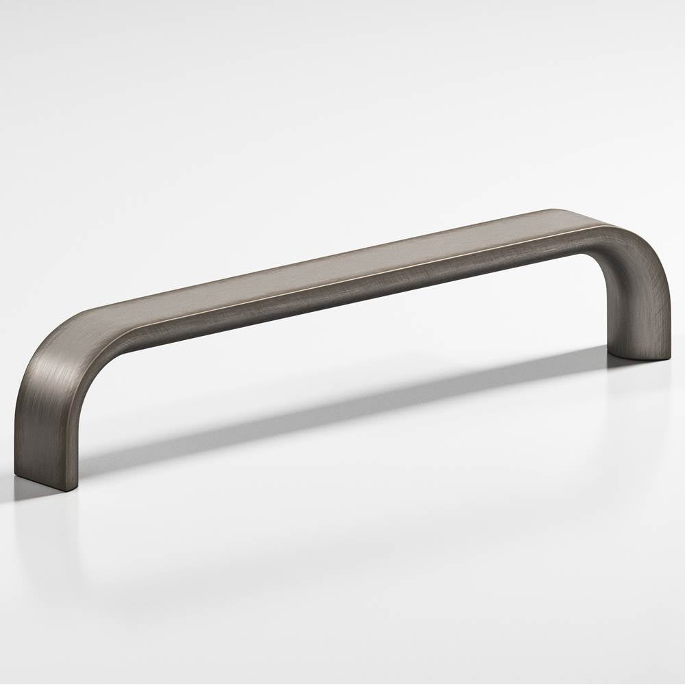 Colonial Bronze - 6'' center-to-center, 6.3125'' overall, 0.625'' diameter Half-round wire Cabinet Pull hand finished in Pewter - Pewter