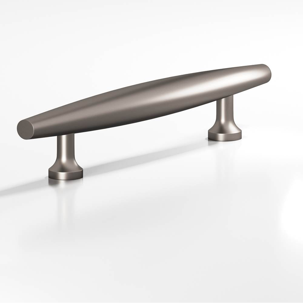 Colonial Bronze - 10'' center-to-center, 18'' overall, 0.75'' max diameter Cigar Appliance Pull, Door Pull with flared posts hand finished in Pewter - Pewter