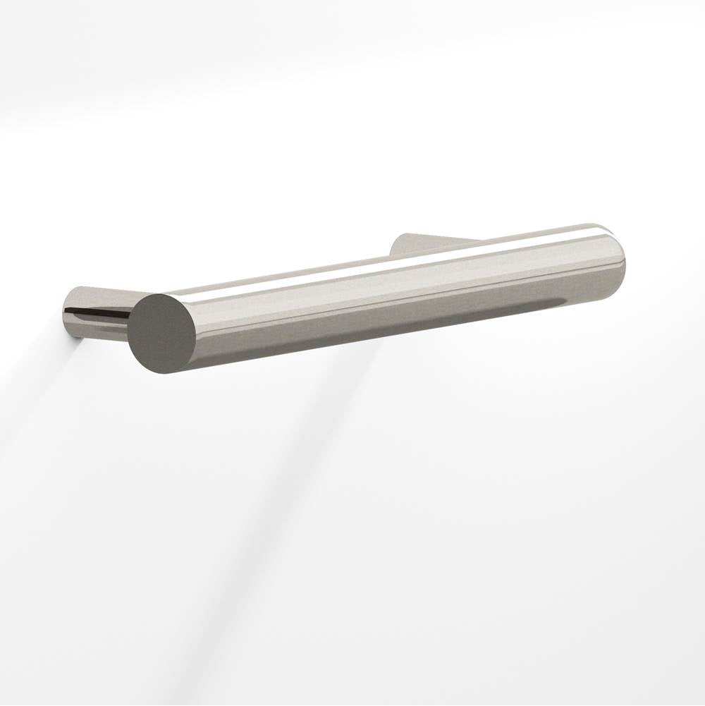Colonial Bronze - 1.5'' center-to-center, 2.5'' overall, 0.5'' diameter Round Cabinet Pull with tapered posts hand finished in Nickel Stainless - Nickel Stainless