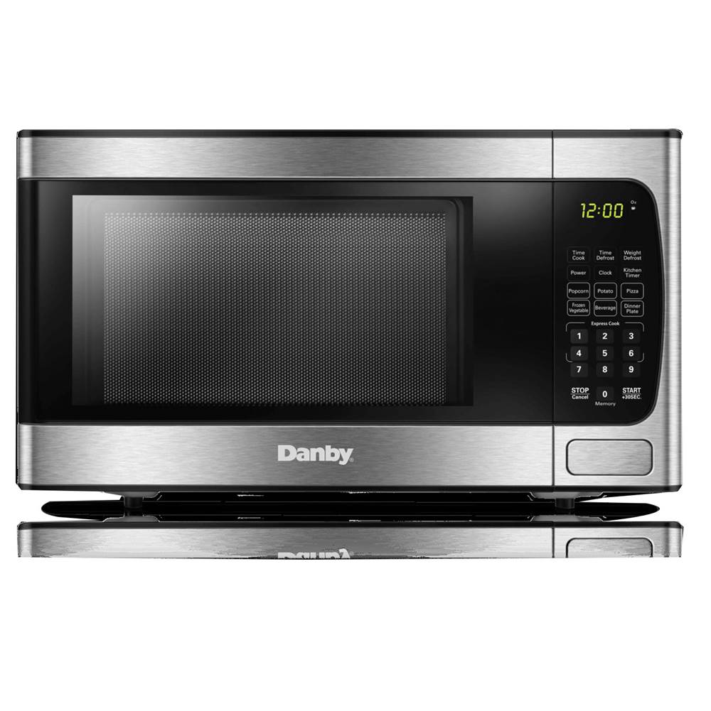 Danby - Countertop Microwave - Black,Stainless Steel