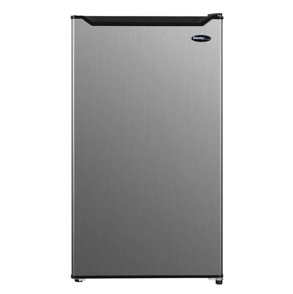 Danby - Compact Refrigerator - Black,Stainless Steel