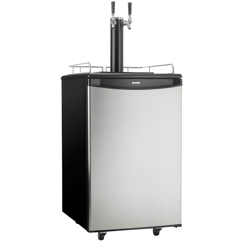 Danby - Kegerator - Black,Stainless Steel