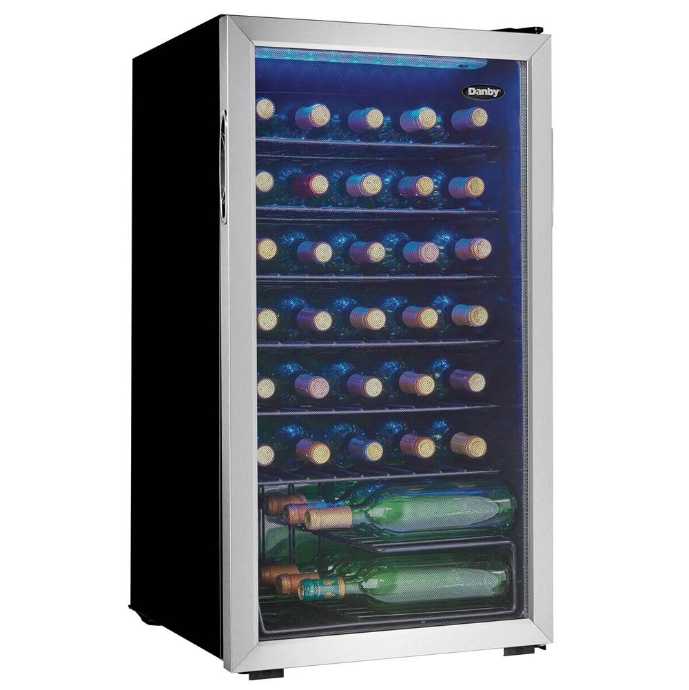 Danby - Wine Cooler - Black,Stainless Steel