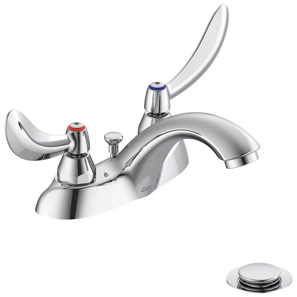 Delta Commercial - Commercial 21C: Two Handle Centerset Bathroom Faucet - Chrome