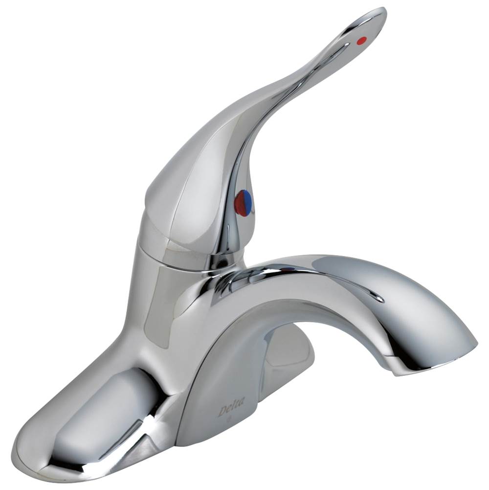 Delta Commercial - Commercial HDF: Single Handle Centerset Lavatory Faucet Less Pop-Up - Chrome