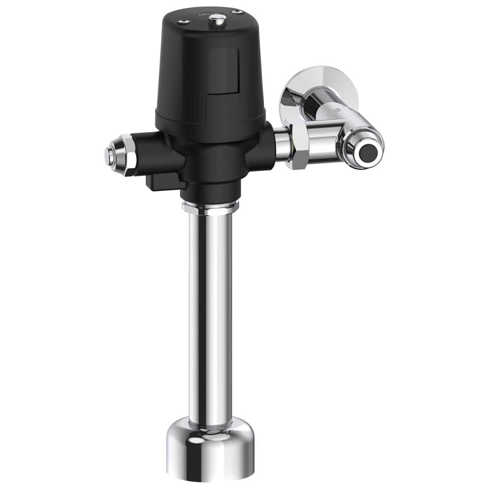 Delta Commercial - Commercial 81TBT / 81THW: Electronic WC Flush Valve - Manual Mechanical Override - Matte Black