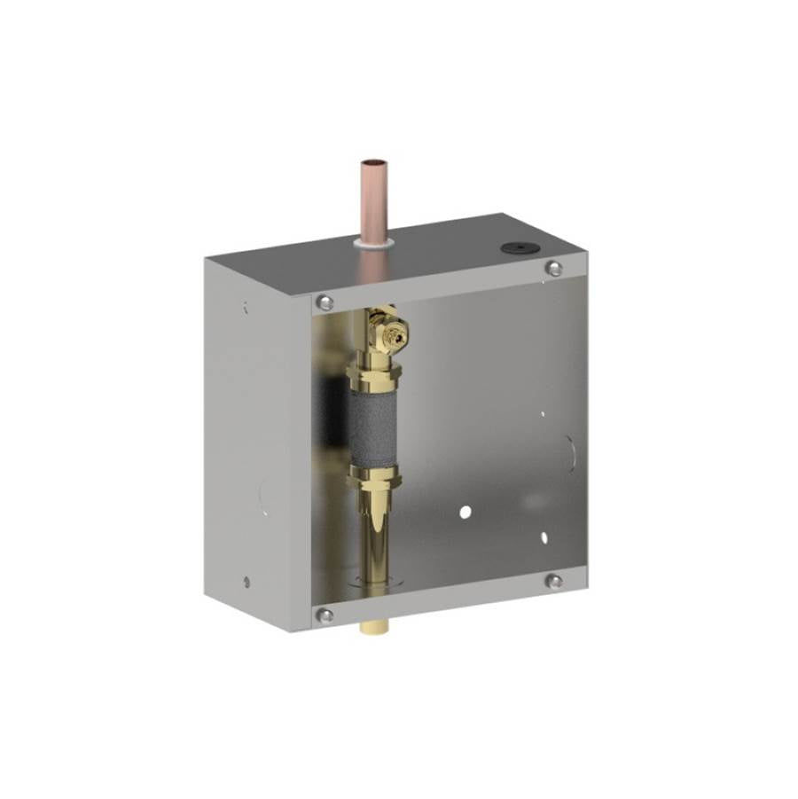 Delta Commercial - Commercial 1600T Series: Flush Valve Hardwire Rough-in - Concealed - Chrome
