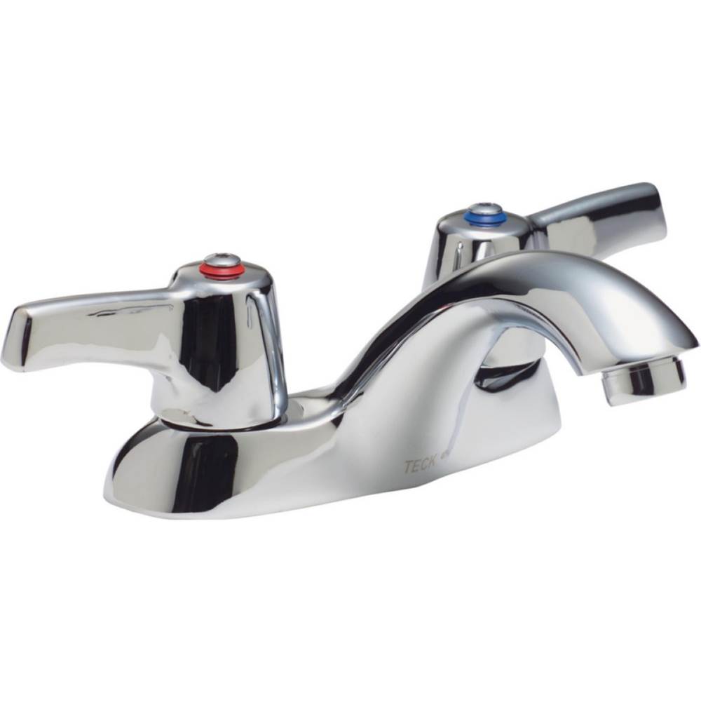 Delta Commercial - Commercial 21C: Two Handle Centerset Bathroom Faucet - Less Pop-Up - Chrome