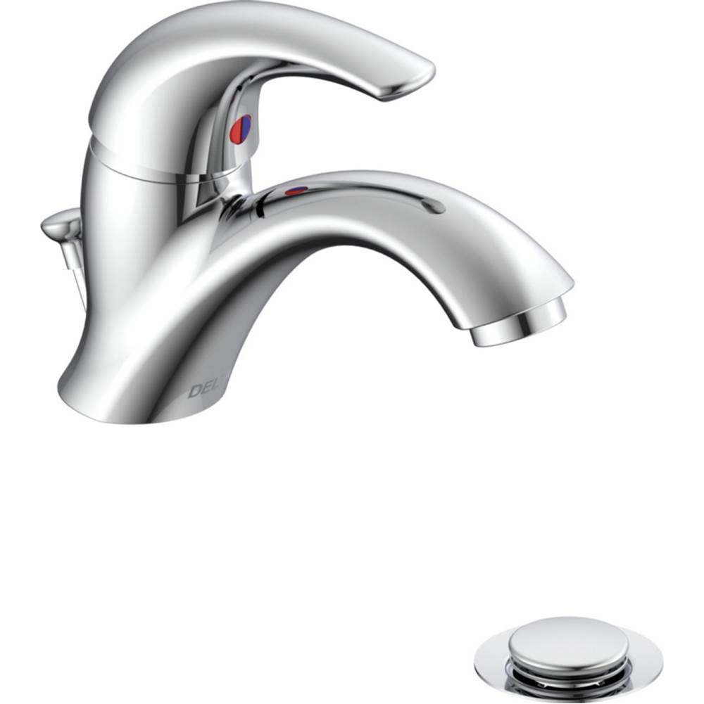 Delta Commercial - Commercial 22C: Single Handle Single Hole Bathroom Faucet - Chrome
