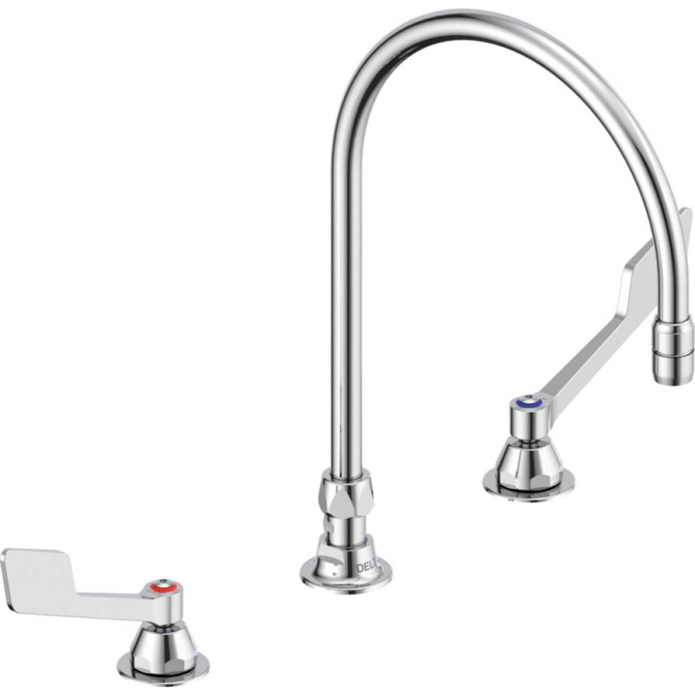 Delta Commercial - Commercial 23C6: WIDESPREAD GOOSENECK - Chrome