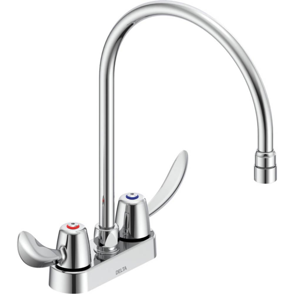 Delta Commercial - Commercial 27C4 / 27C5 / 27C6: 4'' Cast Deck Mount - Chrome
