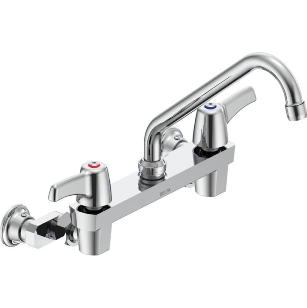 Delta Commercial - Commercial 28C3 / 28C4 / 28C6: Two Handle 8'' Wall Mount Service Sink Faucet - Chrome
