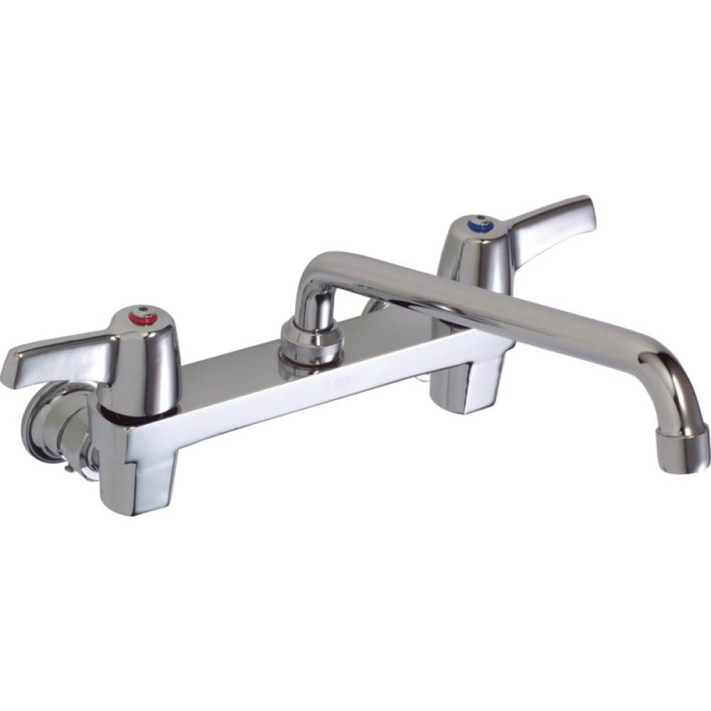 Delta Commercial - Commercial 28C3 / 28C4 / 28C6: Two Handle 8'' Wall Mount Service Sink Faucet - Chrome