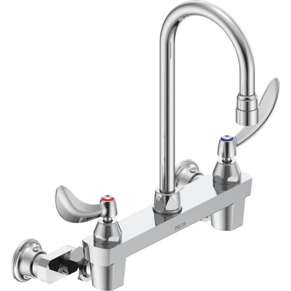 Delta Commercial - Commercial 28C3 / 28C4 / 28C6: WALLMOUNT SINK FAUCET - Chrome