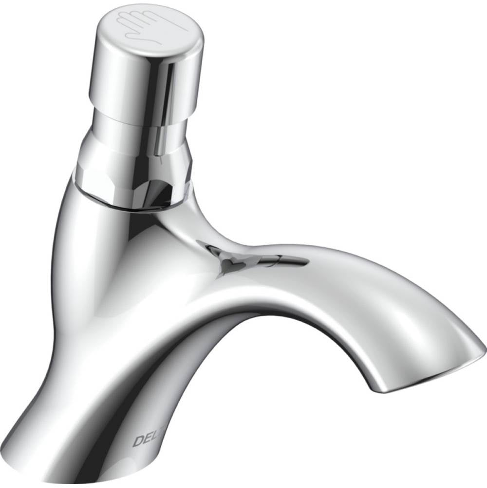 Delta Commercial - Commercial 87T: Push Button Metering Faucet - Chrome