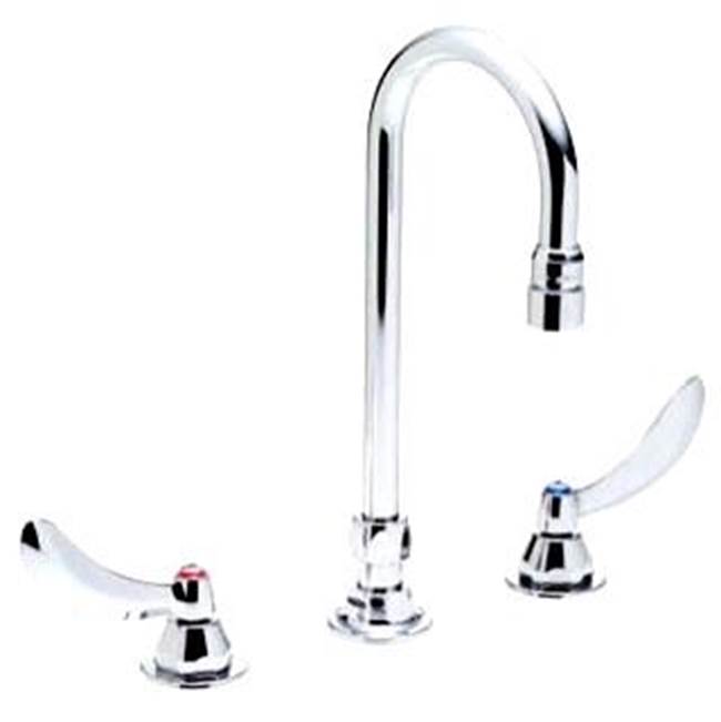 Delta Commercial - Commercial 27C1 / 27C2: Two Handle 8'' Below Deck Mount Faucet - Chrome