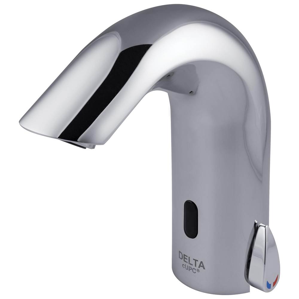 Delta Commercial - Commercial DEMD: Electronic BT Single Hole Lav with Mixer, NS - Chrome