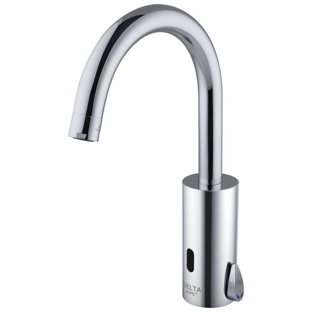 Delta Commercial - Commercial DEMD: Electronic BT Gooseneck Lav with Mixer, NS - Chrome