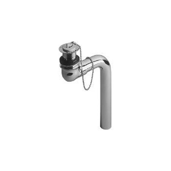 Delta Commercial - Commercial 33T: 1 1/4'' Offset Bathroom Drain with Chain and Stopper - Not Applicable