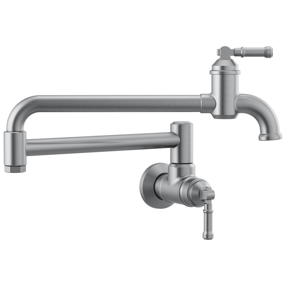 Delta Faucet - BroderickE Wall Mount Pot Filler - Arctic Stainless
