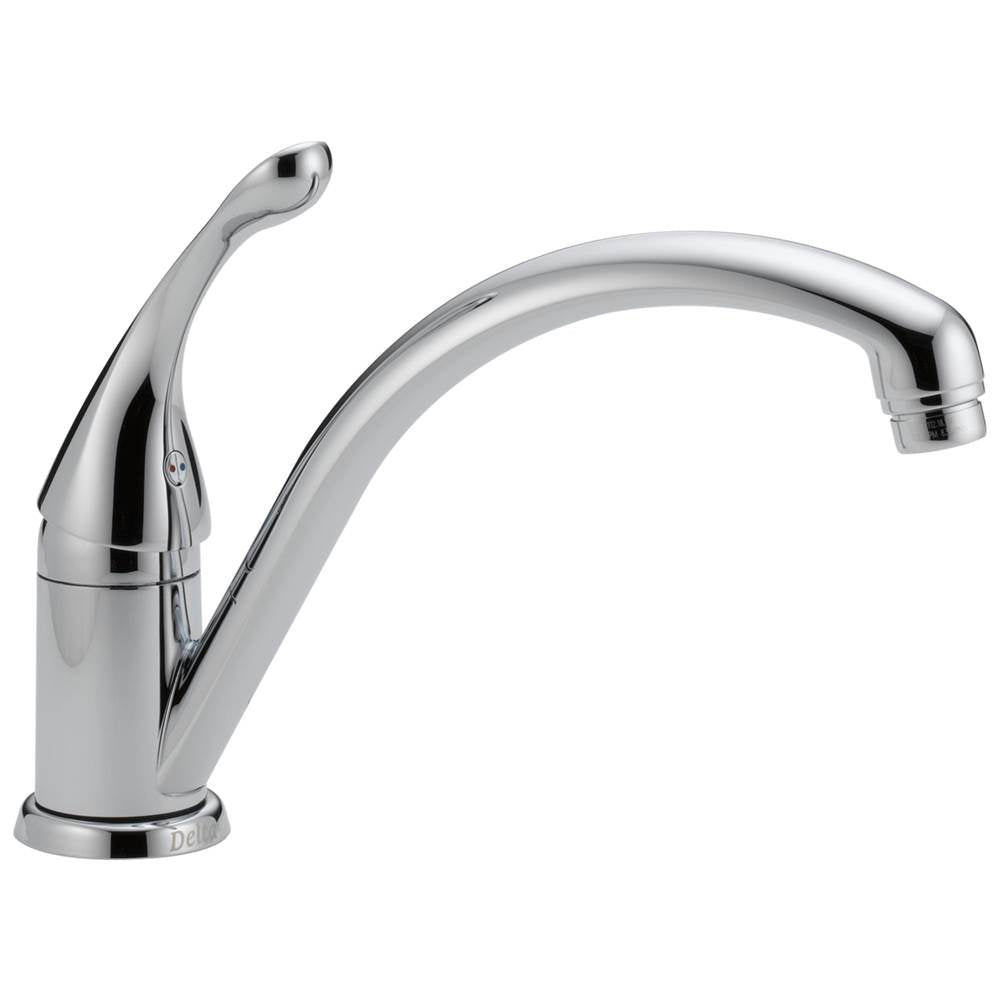 Delta Faucet - CollinsE Single Handle Kitchen Faucet - Chrome