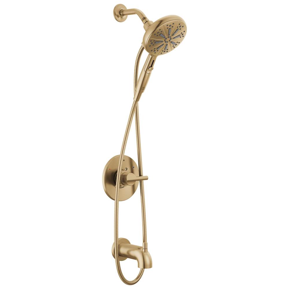 Delta Faucet - NicoliE Monitor 14 Series Tub and Shower with SureDock Hand Shower - Champagne Bronze