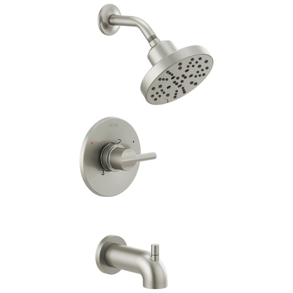 Delta Faucet - NicoliE Monitor 14 Series H2Okinetic Tub and Shower - Stainless