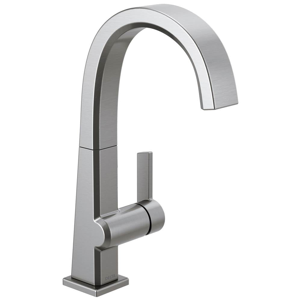 Delta Faucet - PivotalE Single Handle Bar Prep Faucet - Arctic Stainless