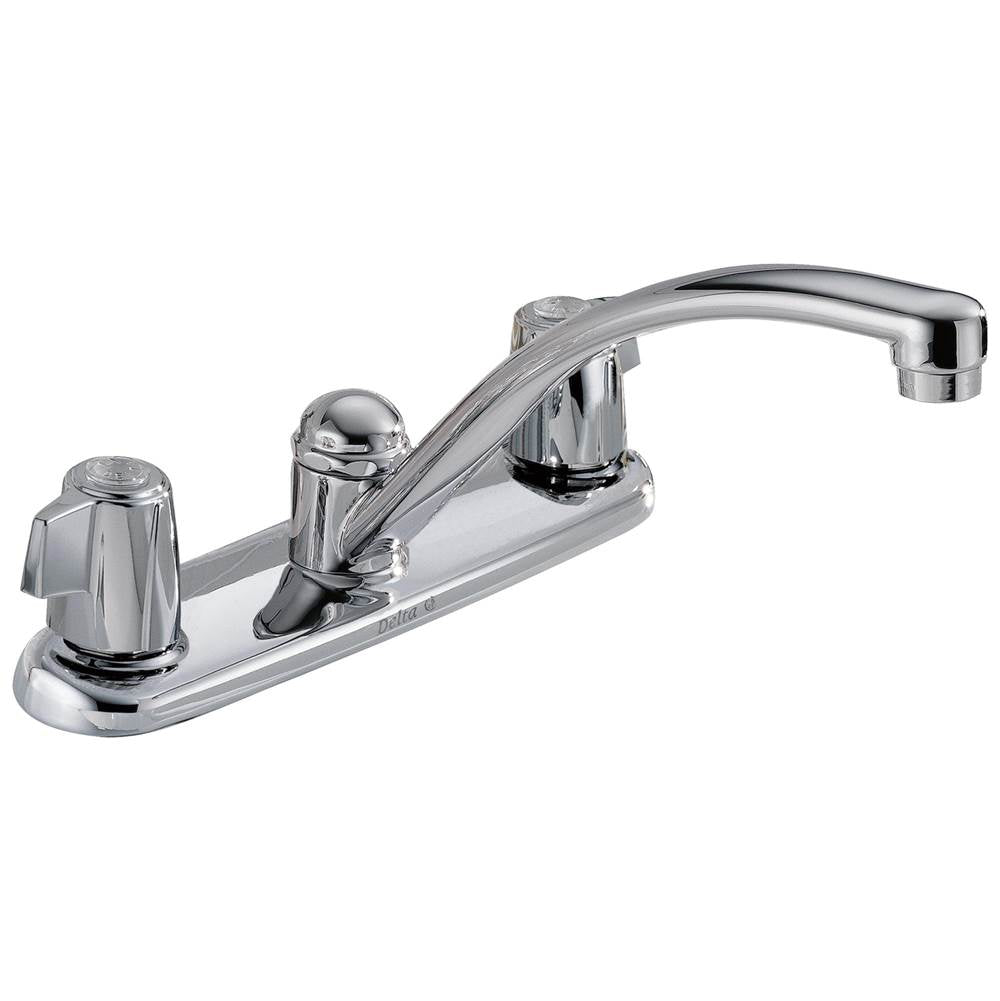 Delta Faucet - 2100 / 2400 Series Two Handle Kitchen Faucet - Chrome