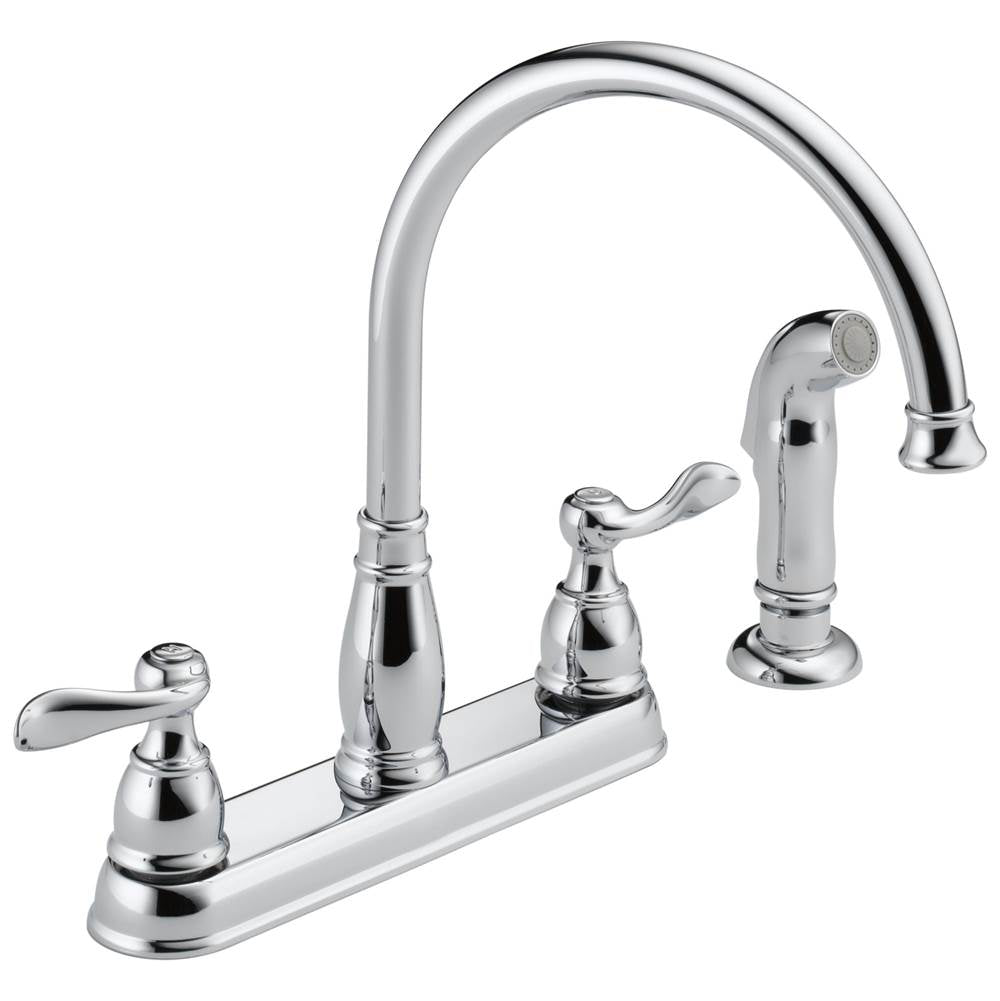 Delta Faucet - Windemere Two Handle Kitchen Faucet - Chrome