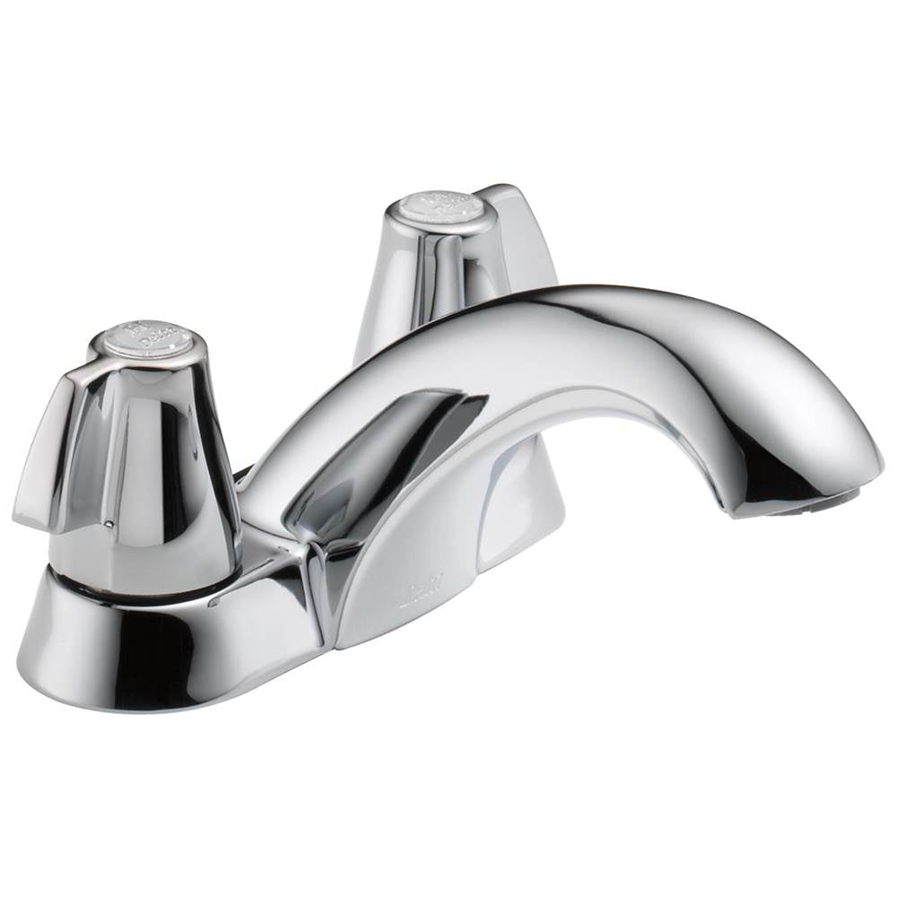 Delta Faucet - Classic Two Handle Centerset Bathroom Faucet - Chrome