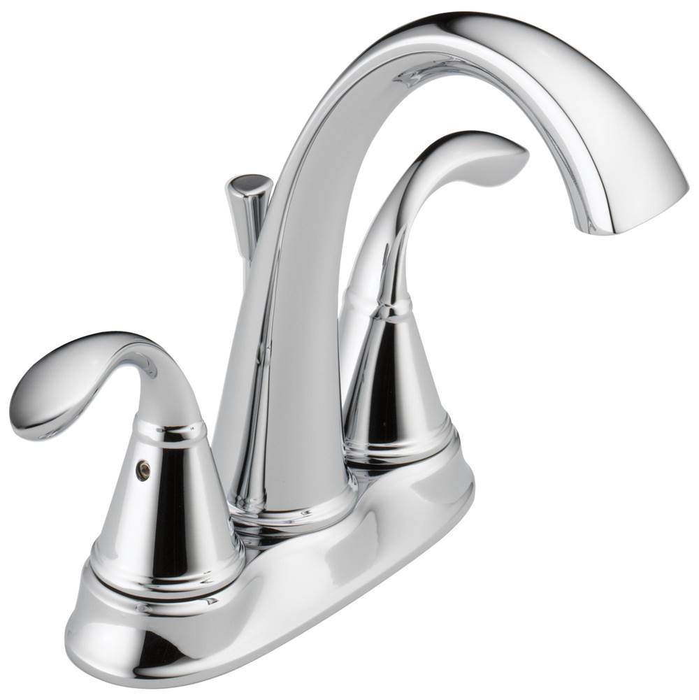 Delta Faucet - Zella Two Handle Centerset Bathroom Faucet - Chrome