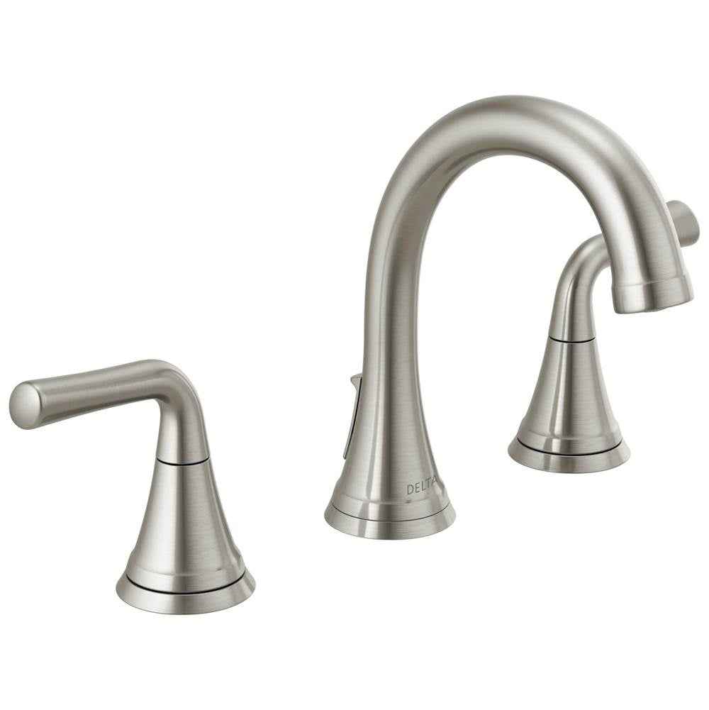 Delta Faucet - KayraE Two Handle Widespread Bathroom Faucet - Stainless