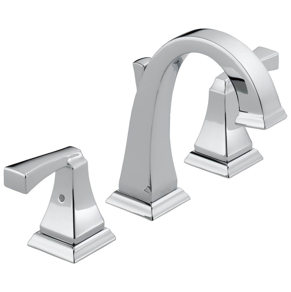 Delta Faucet - DrydenE Two Handle Widespread Bathroom Faucet - Chrome